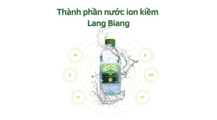 Thành phần nước ion kiềm Lang Biang